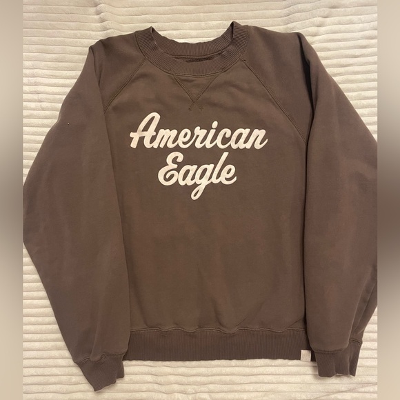 American Eagle Outfitters Tops - American Eagle Brown Crewneck